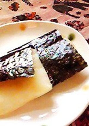 禁断の「醤油バター磯辺もち」-レシピのメイン写真