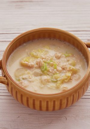 とりと白菜の豆乳スープ-レシピのメイン写真