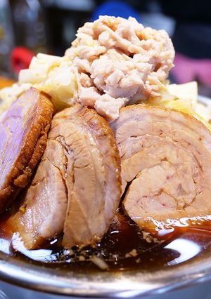 『二郎風ラーメン』はレンジで作れる！！-レシピのメイン写真