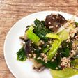 茄子とにんにく葉のスタミナ炒め