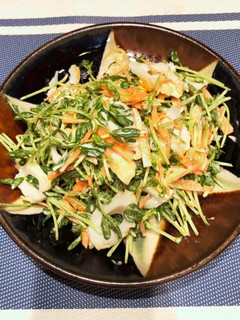 豆苗とちくわのサラダ-レシピのメイン写真