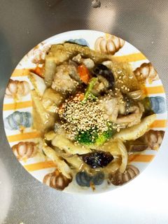簡単ピリ辛味噌炒め味豚こま大根青椒肉絲風-レシピのメイン写真