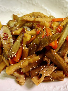すき焼きのたれで簡単きんぴらごぼう-レシピのメイン写真