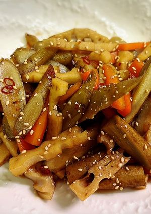 すき焼きのたれで簡単きんぴらごぼう-レシピのメイン写真