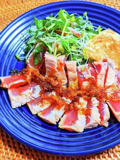 キハダマグロの湯引き漬け-レシピのメイン写真