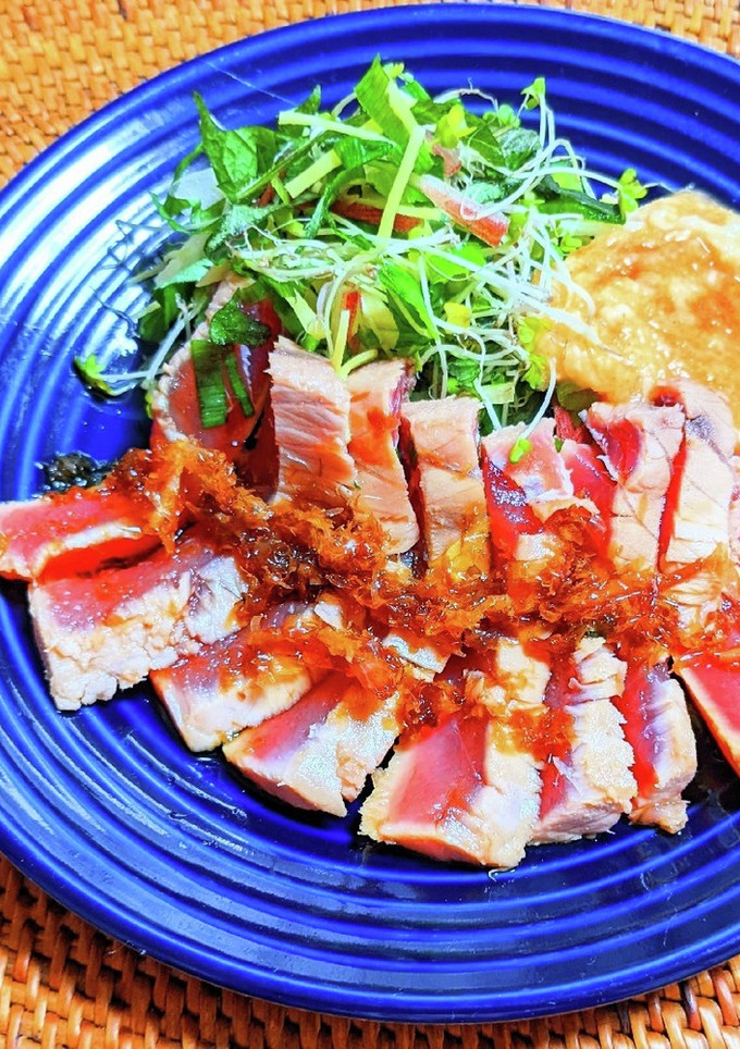 キハダマグロの湯引き漬け-レシピのメイン写真