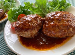 ついにできた！チーズインハンバーグ-レシピのメイン写真