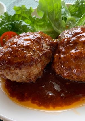 ついにできた！チーズインハンバーグ-レシピのメイン写真