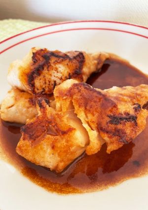 鱈の切り身でめんつゆバターソテー-レシピのメイン写真