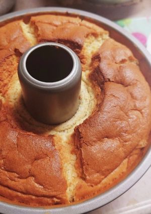 初心者の！バナナシフォンケーキ17㎝型-レシピのメイン写真