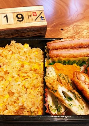 2022.2/19 中学生男子お弁当-レシピのメイン写真
