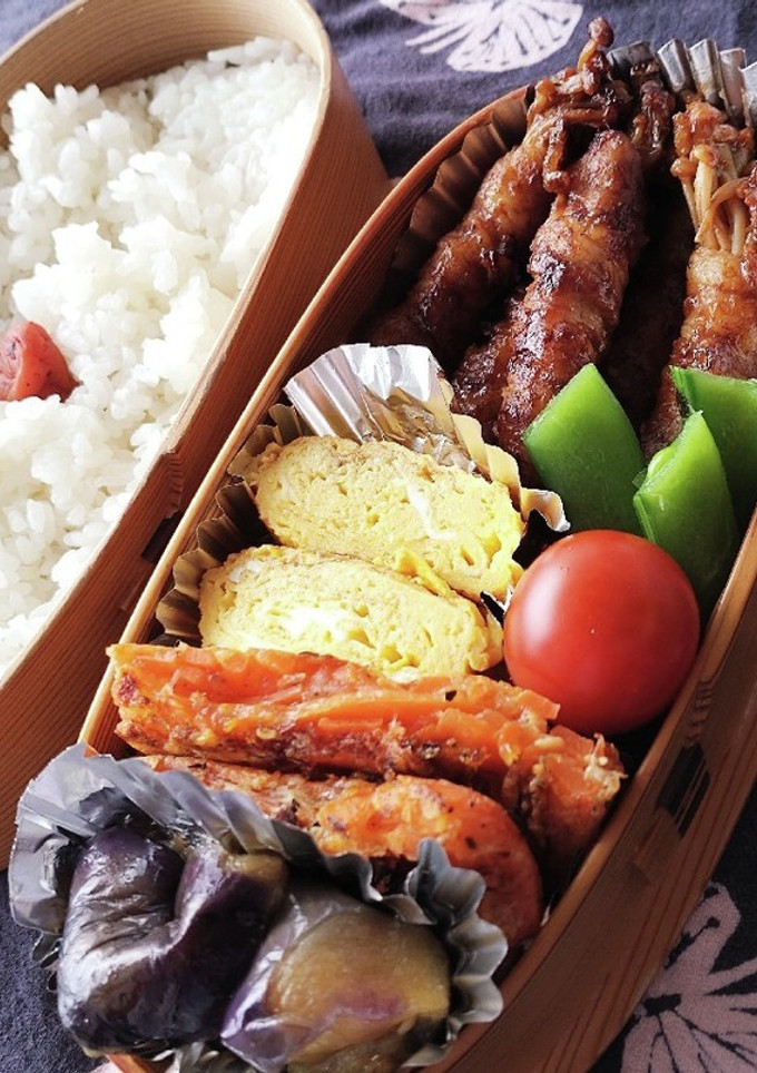 お弁当★こってり旨辛エノキ肉巻き四川風-レシピのメイン写真