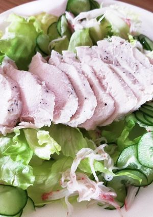 簡単!時短!やわらか鶏ハム サラダチキン-レシピのメイン写真