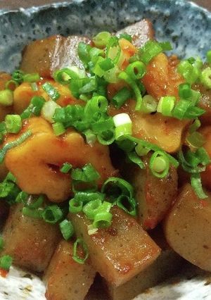 ちくわぶとこんにゃくのピリ辛炒め-レシピのメイン写真