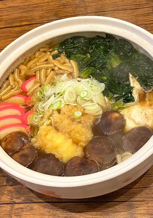 旦那の鍋焼きうどん♬-レシピのメイン写真