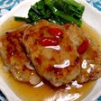 蓮根入りもっちりご飯バーグ 和風あんかけ