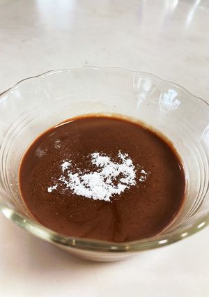 パンダ杏仁豆腐でココアプリン-レシピのメイン写真