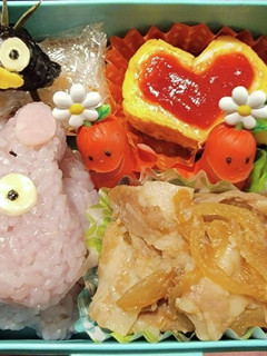 千と千尋★坊ネズミハエドリおにぎり弁当!-レシピのメイン写真