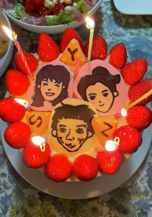 4段ケーキ　birthday-レシピのメイン写真
