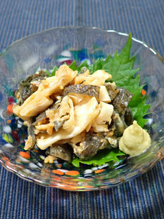 ヒラメ皮の醤油麹和え-レシピのメイン写真