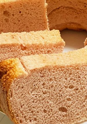 さくらのシフォンケーキ-レシピのメイン写真