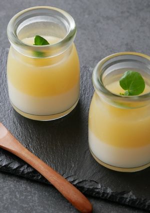砂糖不使用。とろとろりんご甘酒ゼリー-レシピのメイン写真