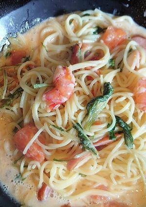 海老とトマトのクリームパスタ-レシピのメイン写真