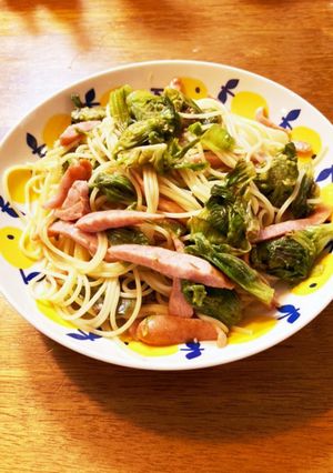 フキノトウのペペロンチーノ-レシピのメイン写真