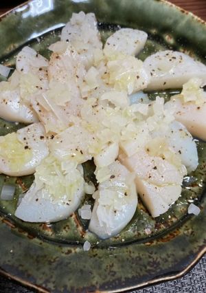 帆立のらっきょがけカルパッチョ-レシピのメイン写真