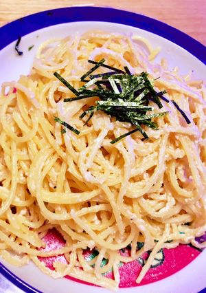 簡単たらこクリームパスタ-レシピのメイン写真