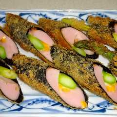 魚肉ソーセージのチーズアスパラ揚げ-レシピのメイン写真