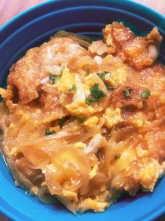 イカ天卵とじ丼-レシピのメイン写真