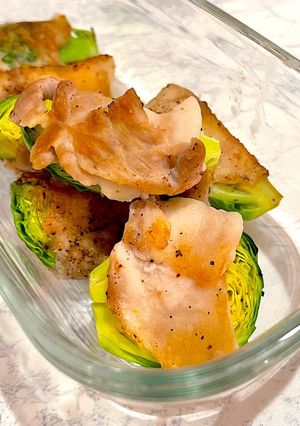 芽キャベツの　肉巻き-レシピのメイン写真