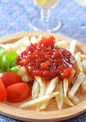 シューストリングのチリソースがけ♪-レシピのメイン写真