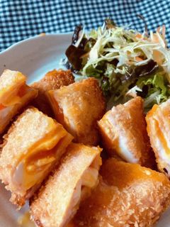 ハム卵カツ、受験にも勝つかも-レシピのメイン写真