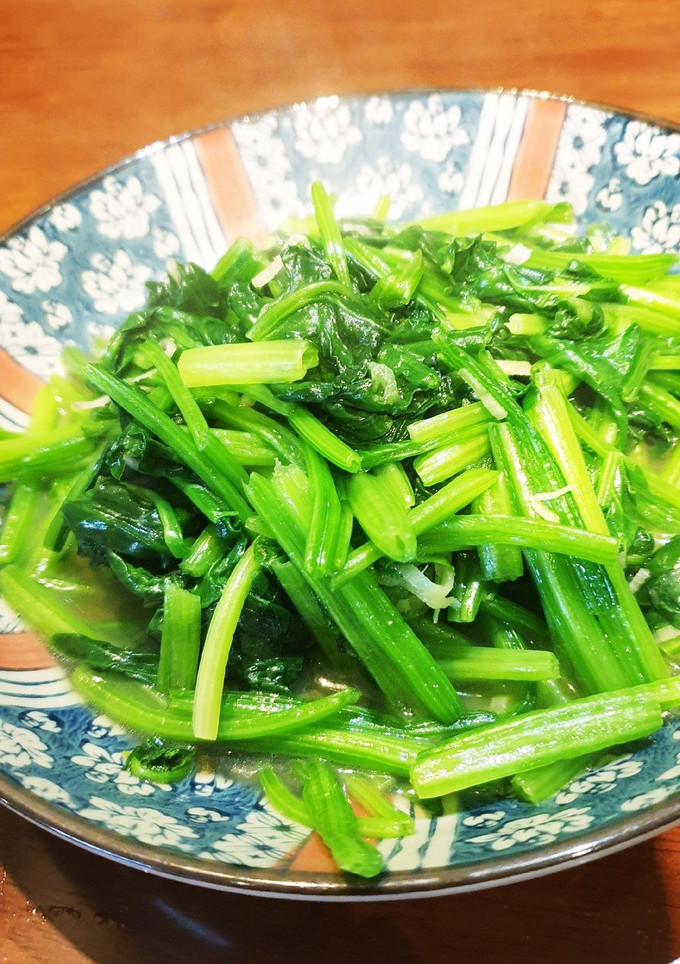 台湾家庭料理★ほうれん草の生姜炒め★-レシピのメイン写真