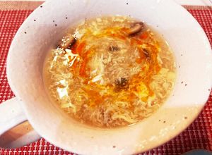 椎茸の戻し汁で中華なかき玉汁-レシピのメイン写真