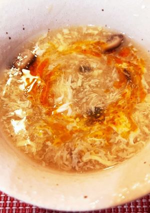 椎茸の戻し汁で中華なかき玉汁-レシピのメイン写真