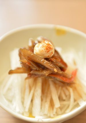 残り物でお手軽。大根きんぴらサラダ-レシピのメイン写真