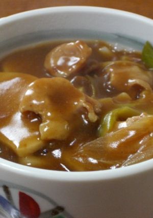 簡単！カレールーでカレーうどん-レシピのメイン写真