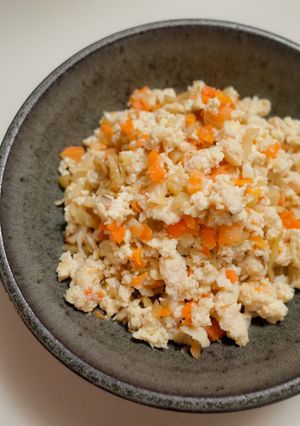 糖質制限中に◎搾菜入り中華風炒り豆腐-レシピのメイン写真