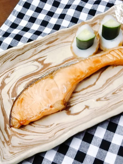 鮭の塩焼き(オーブントースター活用)-レシピのメイン写真