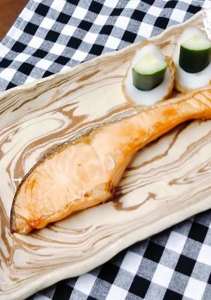 鮭の塩焼き（オーブントースター活用）-レシピのメイン写真