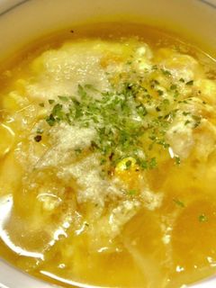 フワフワたまごのオニオンスープ-レシピのメイン写真