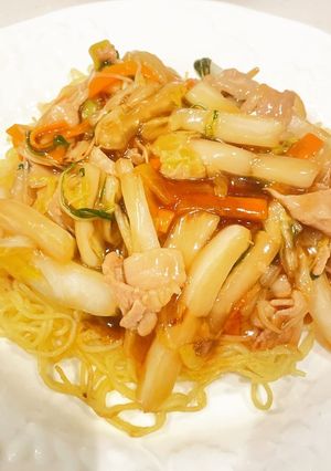 手間いらず♪あんかけ焼きそば-レシピのメイン写真
