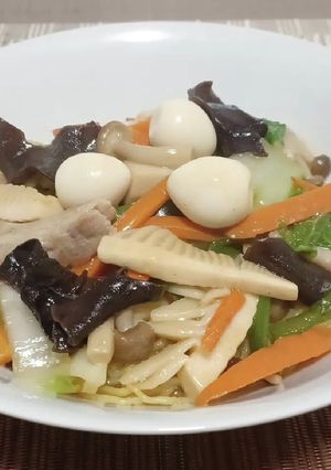 超簡単！本格あんかけ焼きそば(皿うどん)-レシピのメイン写真