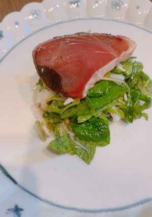 ミントと鰹のたたきサラダ-レシピのメイン写真