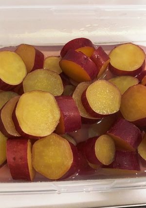我が家のサツマイモのレモン煮-レシピのメイン写真