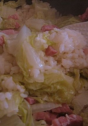 簡単でウマ!ベーコンと白菜の炊き込み飯-レシピのメイン写真