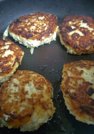 ざくざくもやし豆腐ハンバーグ-レシピのメイン写真